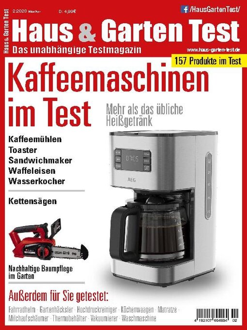 Title details for Haus & Garten Test by Auerbach Verlag and Infodienste GmbH - Available